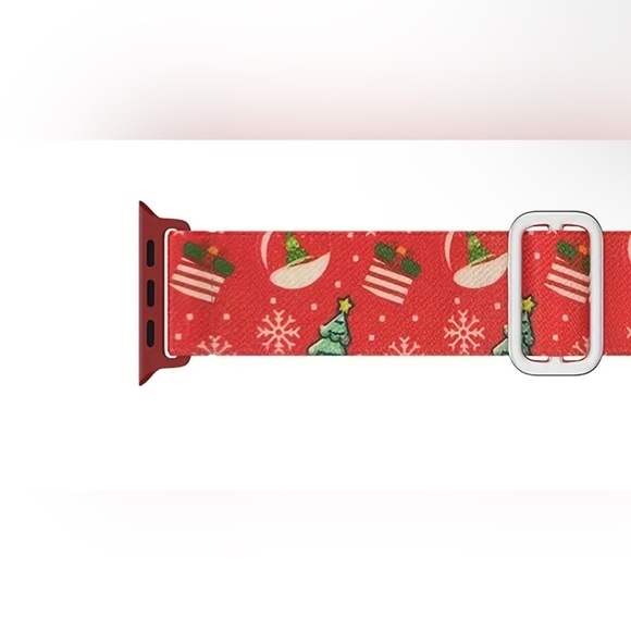 New Christmas Element Replacement Watchband Compatible With IWatch Series - Picture 5 of 9